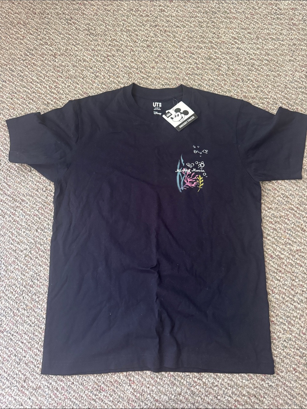 UNIQLO UT Disney Black Graphic Men's T-Shirt